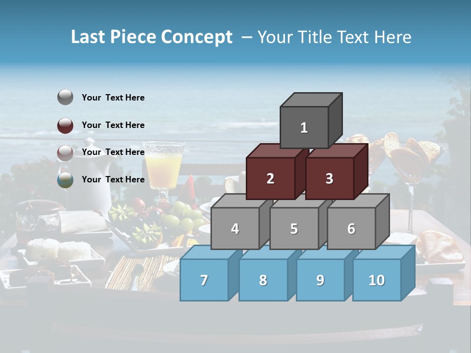 Drink Sea Food PowerPoint Template