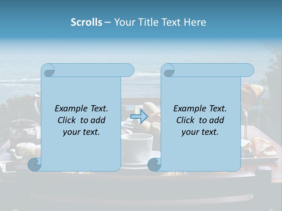 Drink Sea Food PowerPoint Template