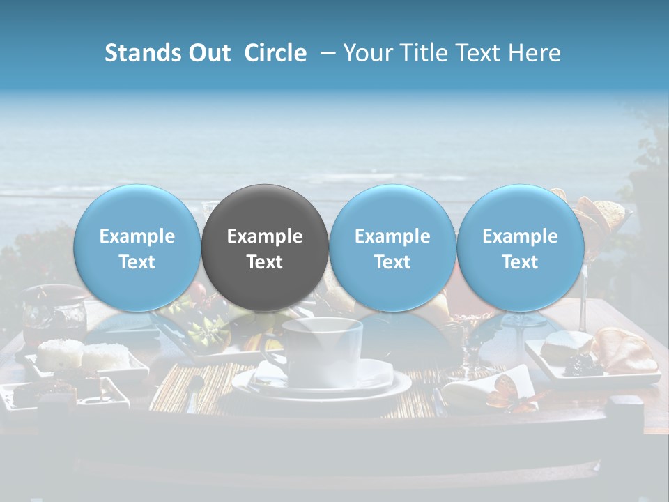 Drink Sea Food PowerPoint Template