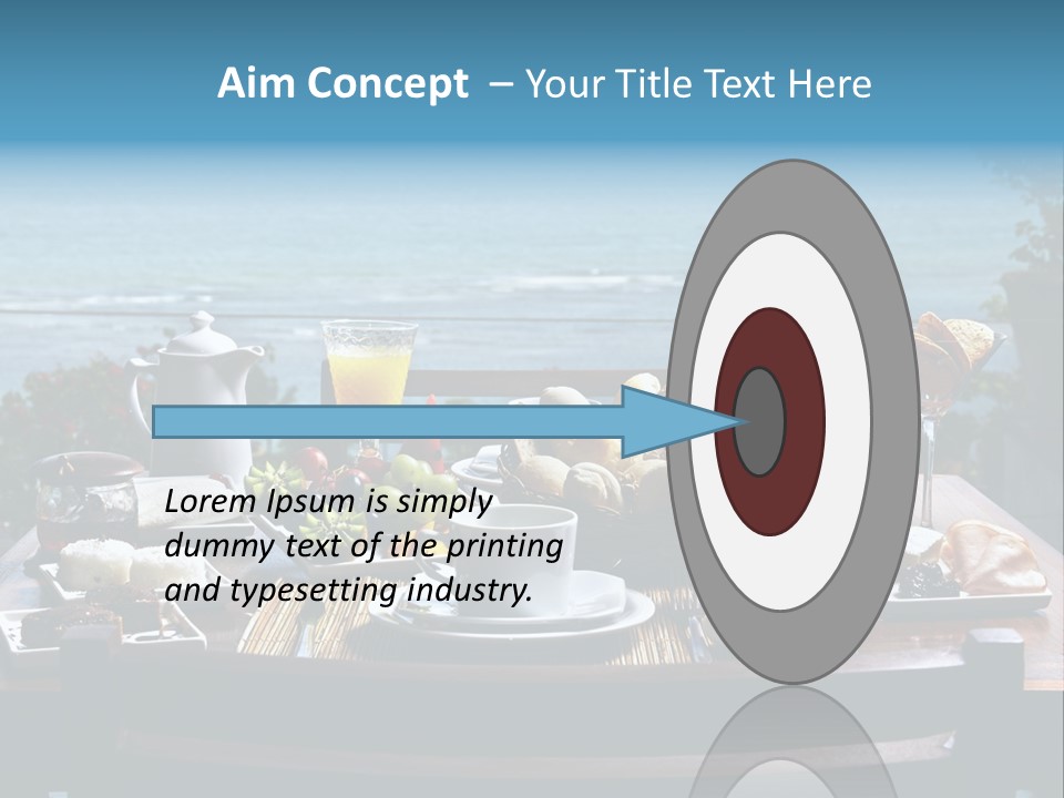 Drink Sea Food PowerPoint Template