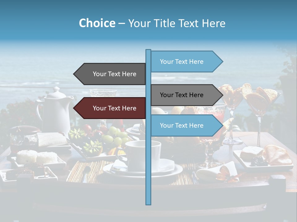 Drink Sea Food PowerPoint Template