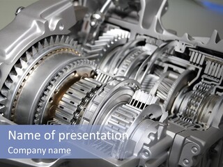 Manual Transmission Movement PowerPoint Template