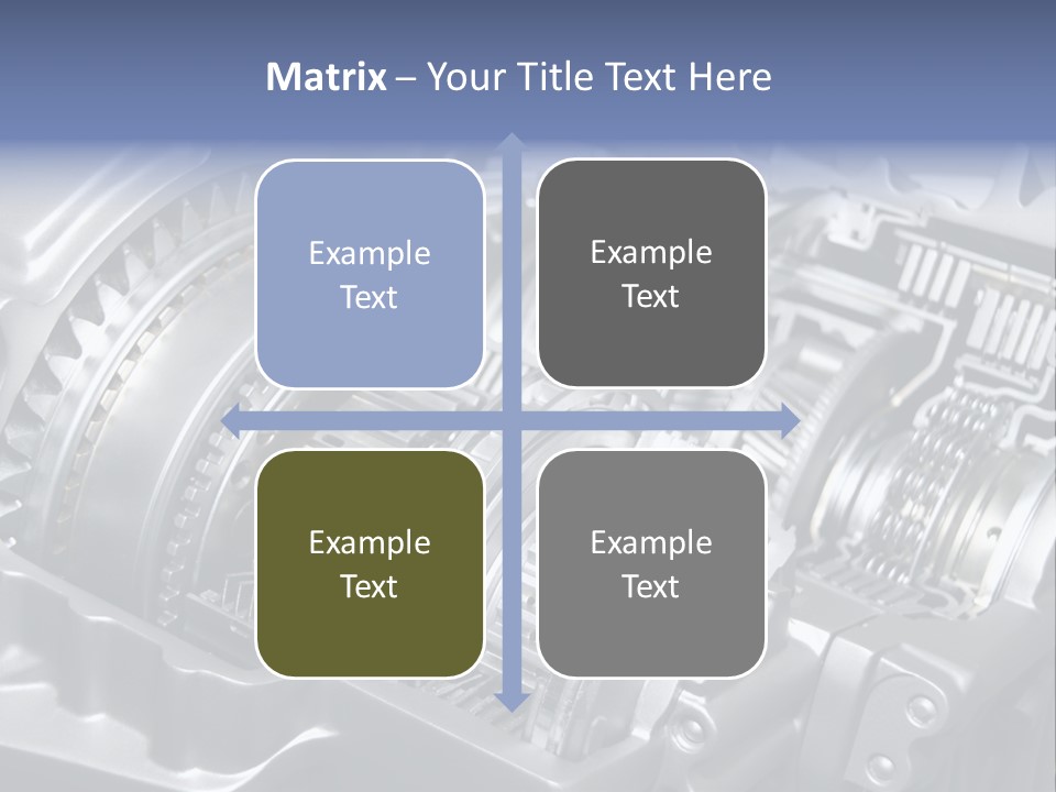 Manual Transmission Movement PowerPoint Template