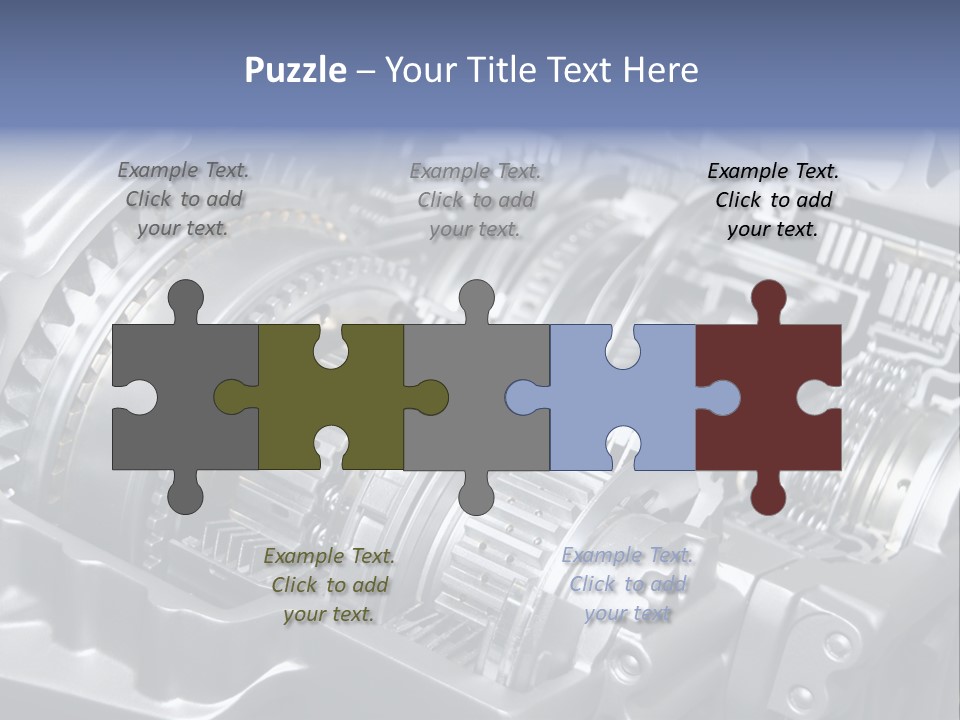 Manual Transmission Movement PowerPoint Template