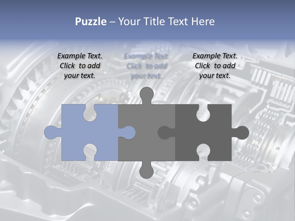 Manual Transmission Movement PowerPoint Template