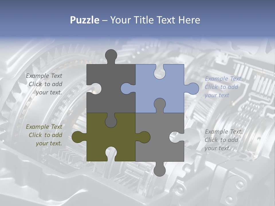 Manual Transmission Movement PowerPoint Template