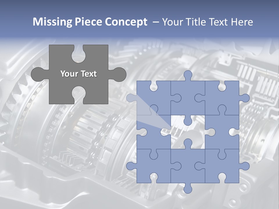 Manual Transmission Movement PowerPoint Template