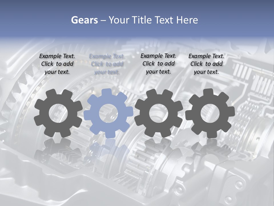 Manual Transmission Movement PowerPoint Template