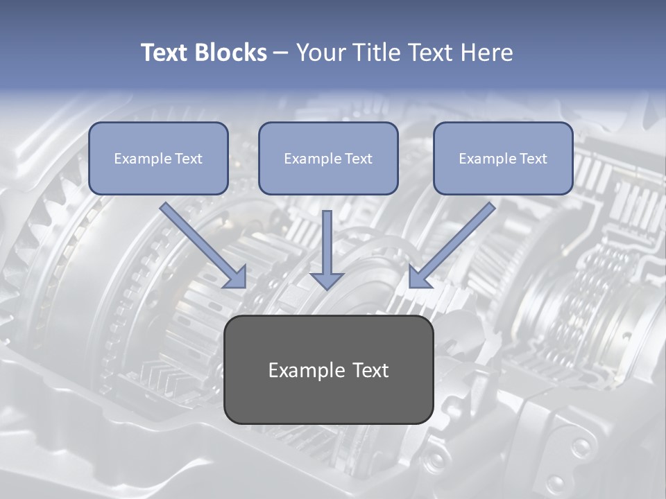 Manual Transmission Movement PowerPoint Template
