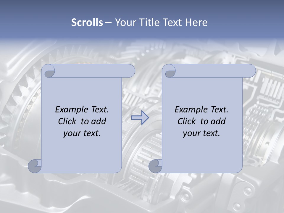 Manual Transmission Movement PowerPoint Template