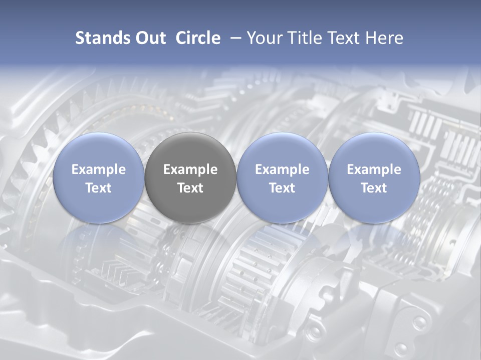 Manual Transmission Movement PowerPoint Template