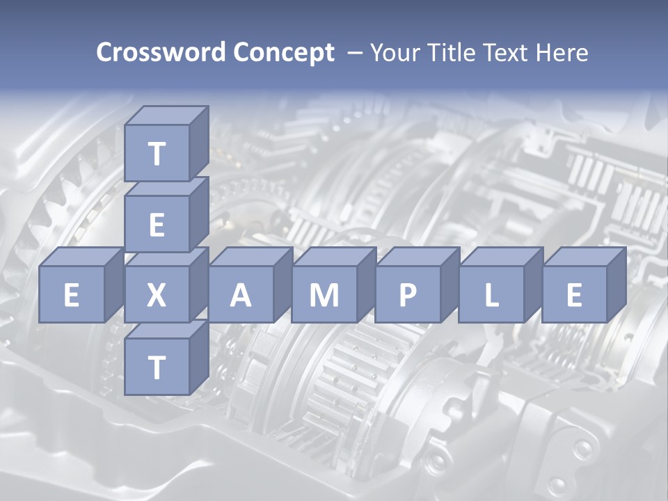 Manual Transmission Movement PowerPoint Template