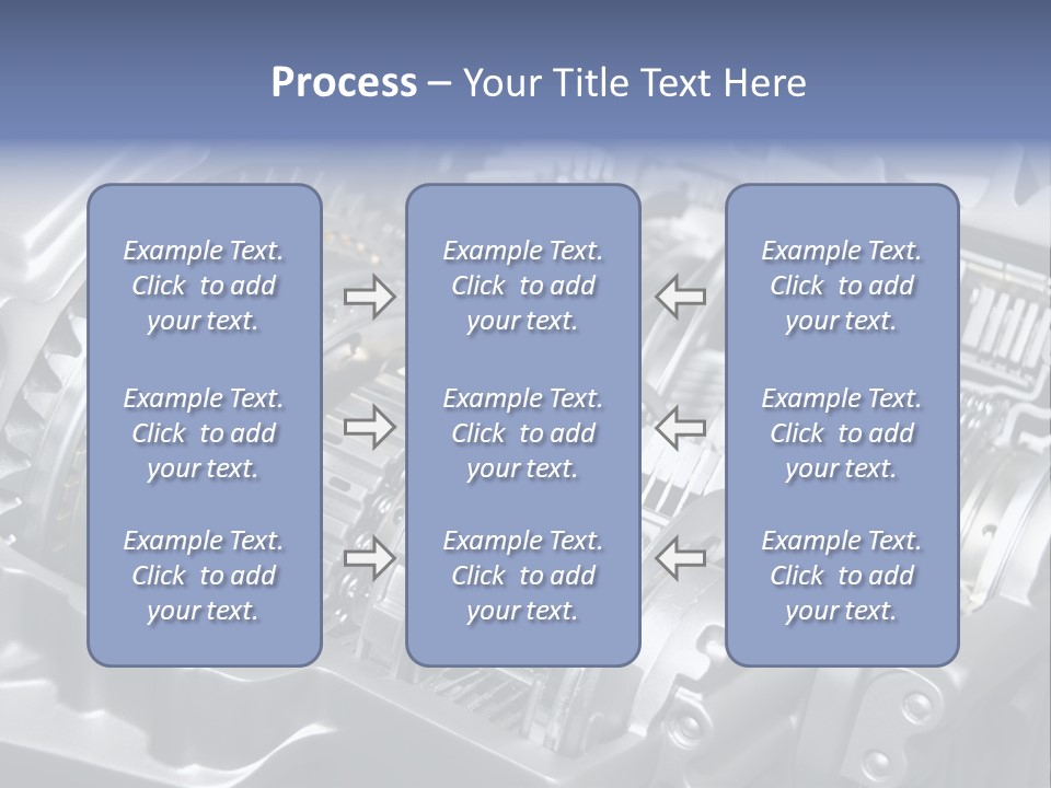 Manual Transmission Movement PowerPoint Template