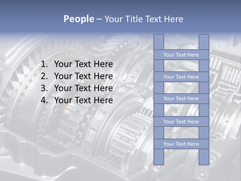Manual Transmission Movement PowerPoint Template