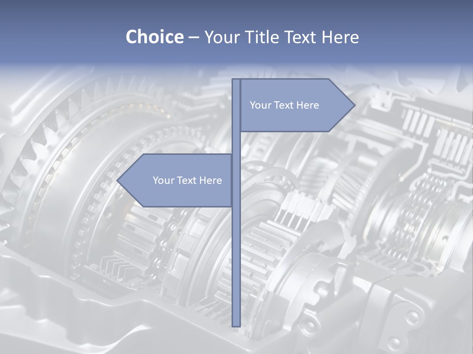 Manual Transmission Movement PowerPoint Template