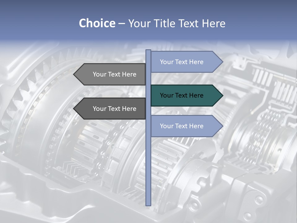 Manual Transmission Movement PowerPoint Template