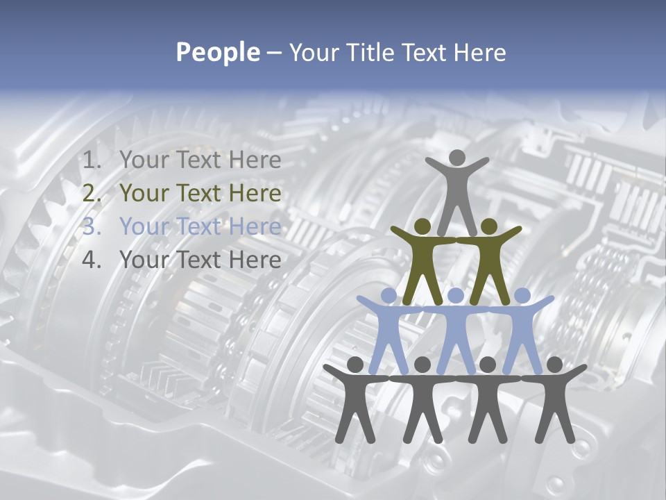 Manual Transmission Movement PowerPoint Template