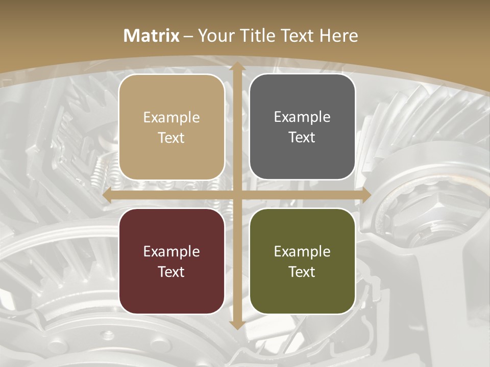 Complicated Material Box PowerPoint Template