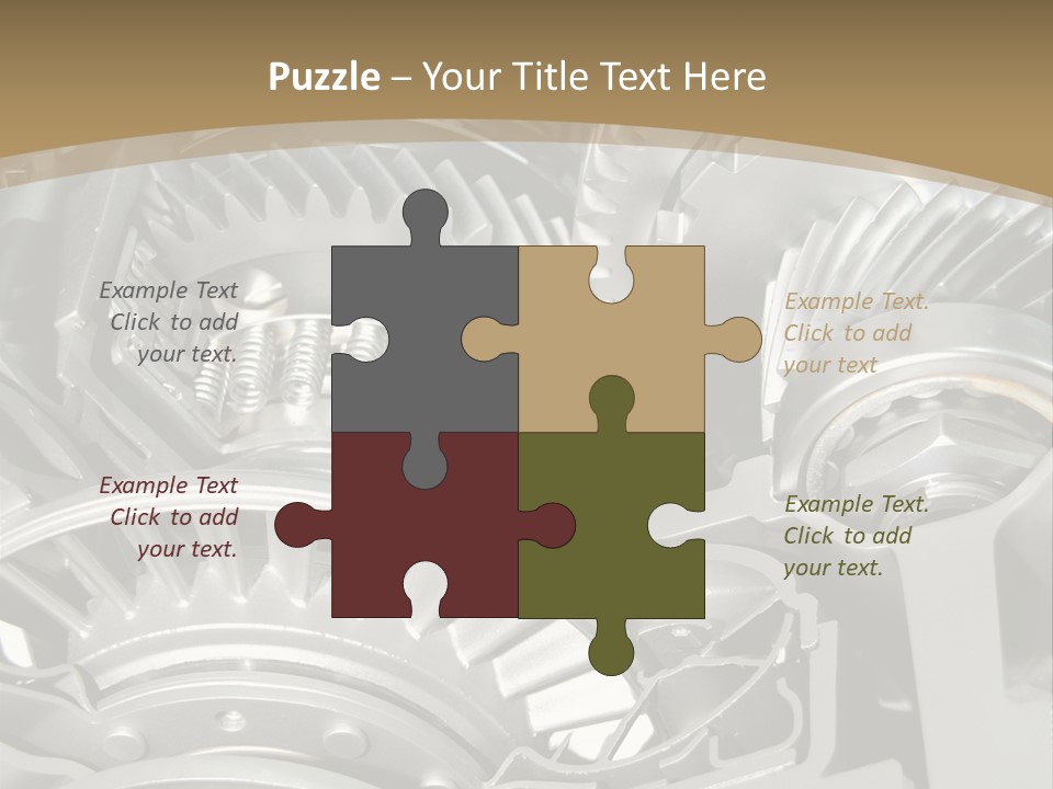 Complicated Material Box PowerPoint Template