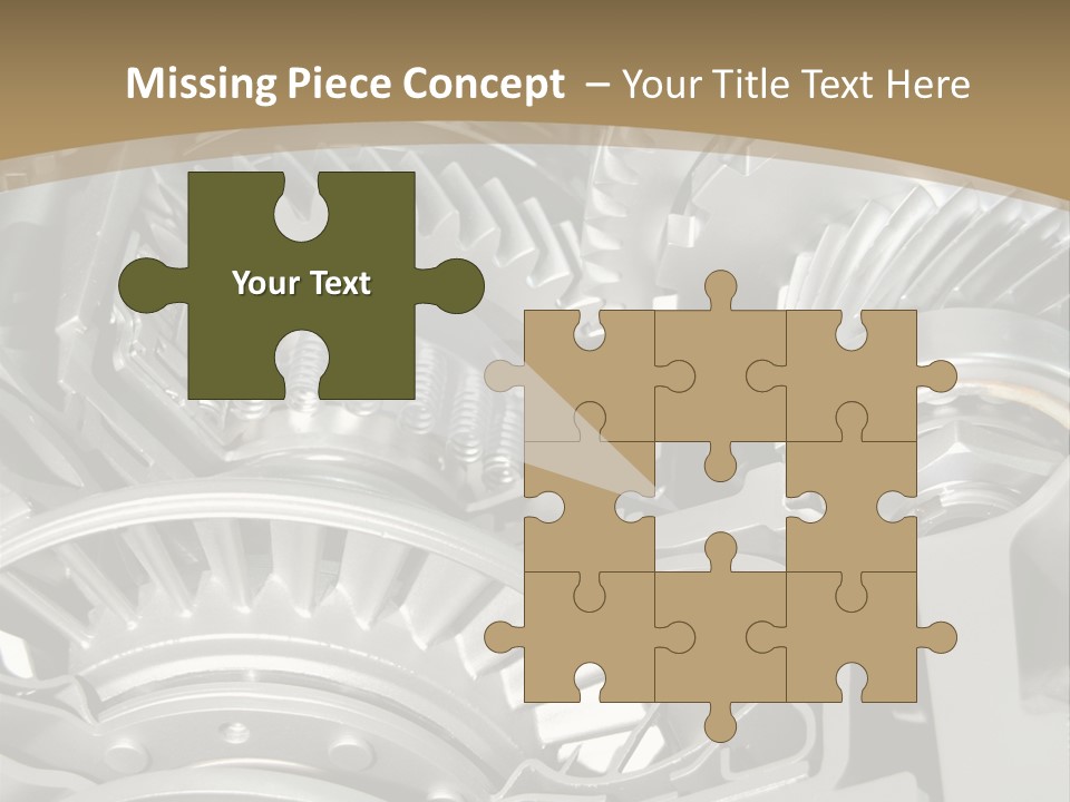 Complicated Material Box PowerPoint Template
