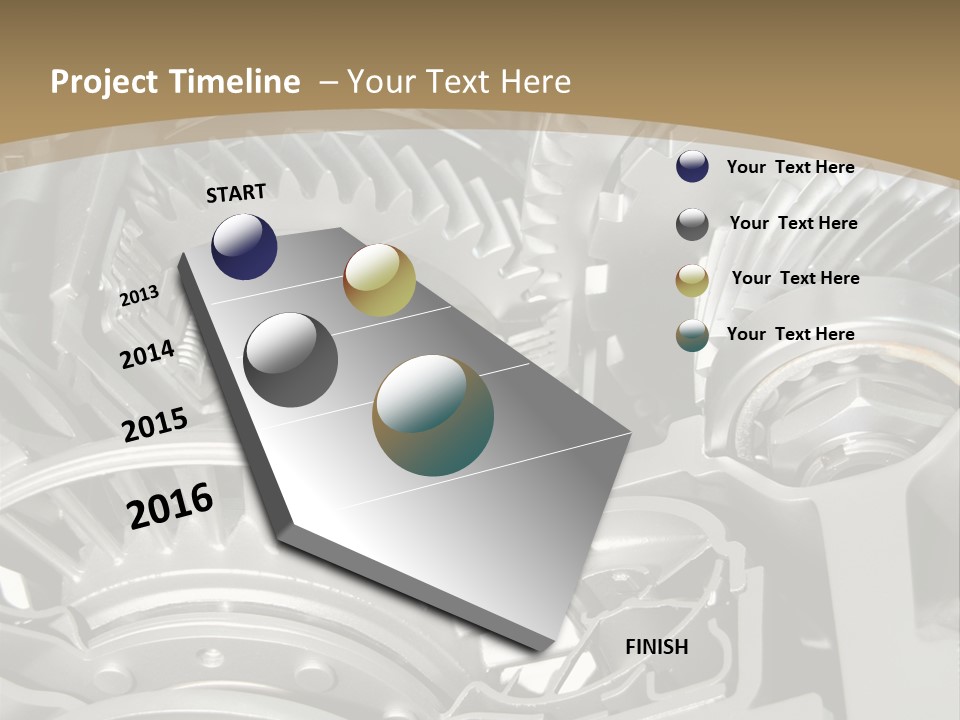 Complicated Material Box PowerPoint Template