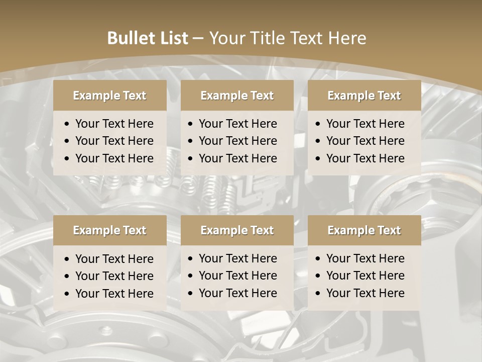 Complicated Material Box PowerPoint Template