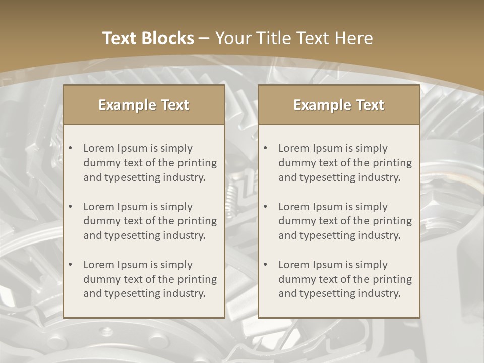 Complicated Material Box PowerPoint Template