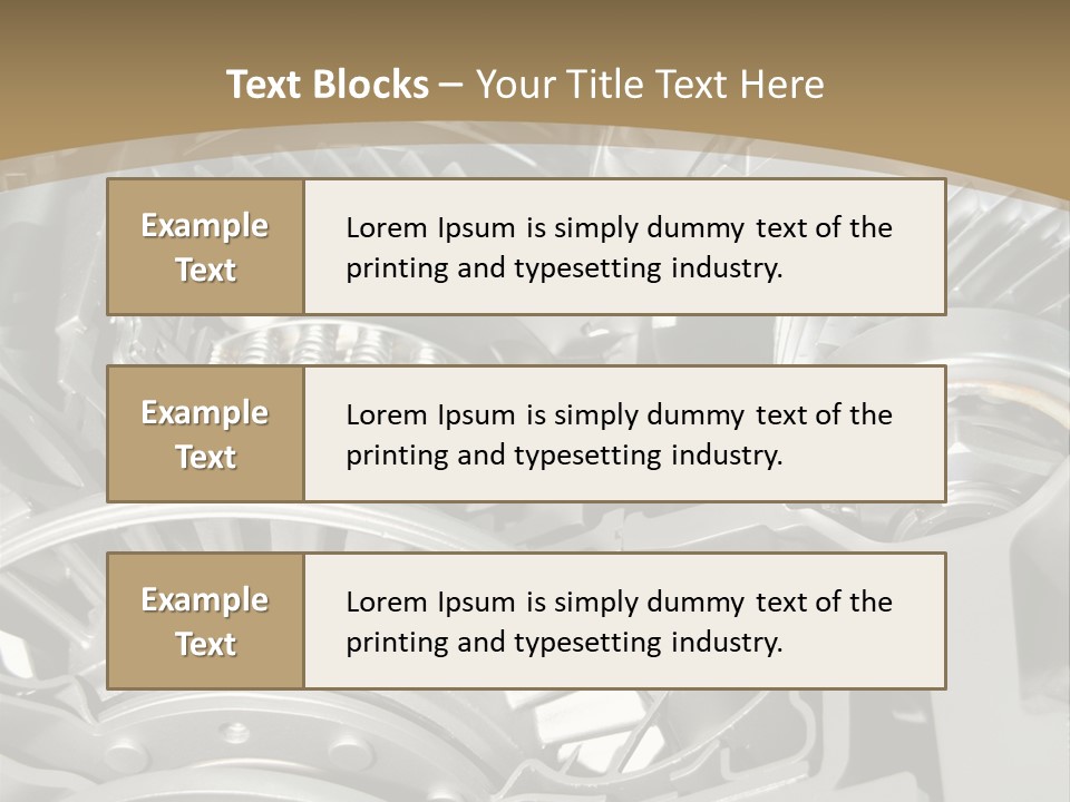 Complicated Material Box PowerPoint Template