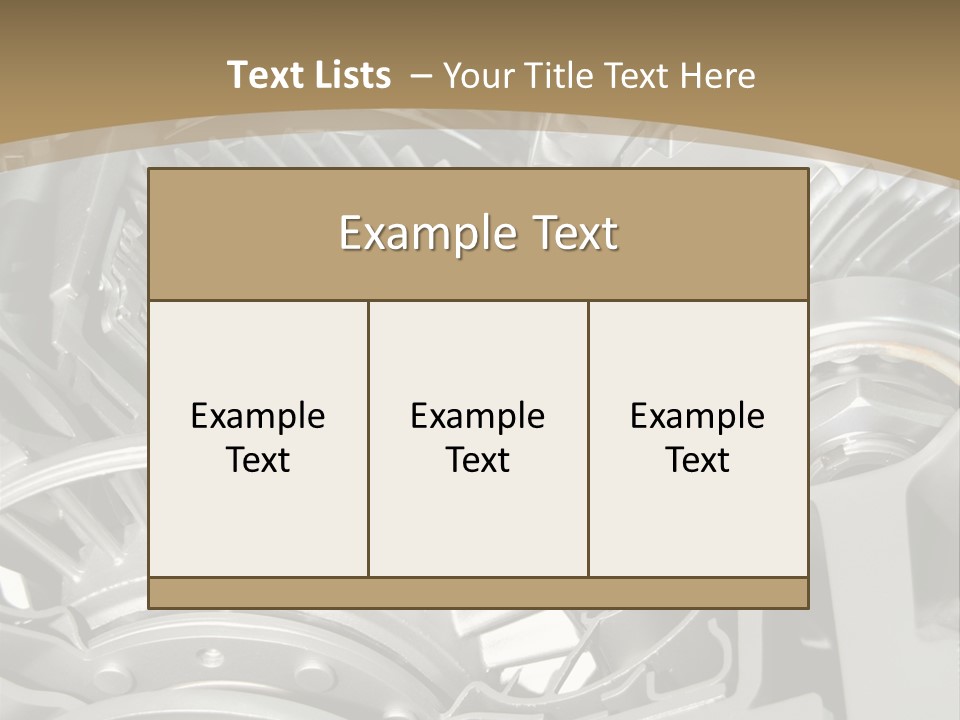 Complicated Material Box PowerPoint Template