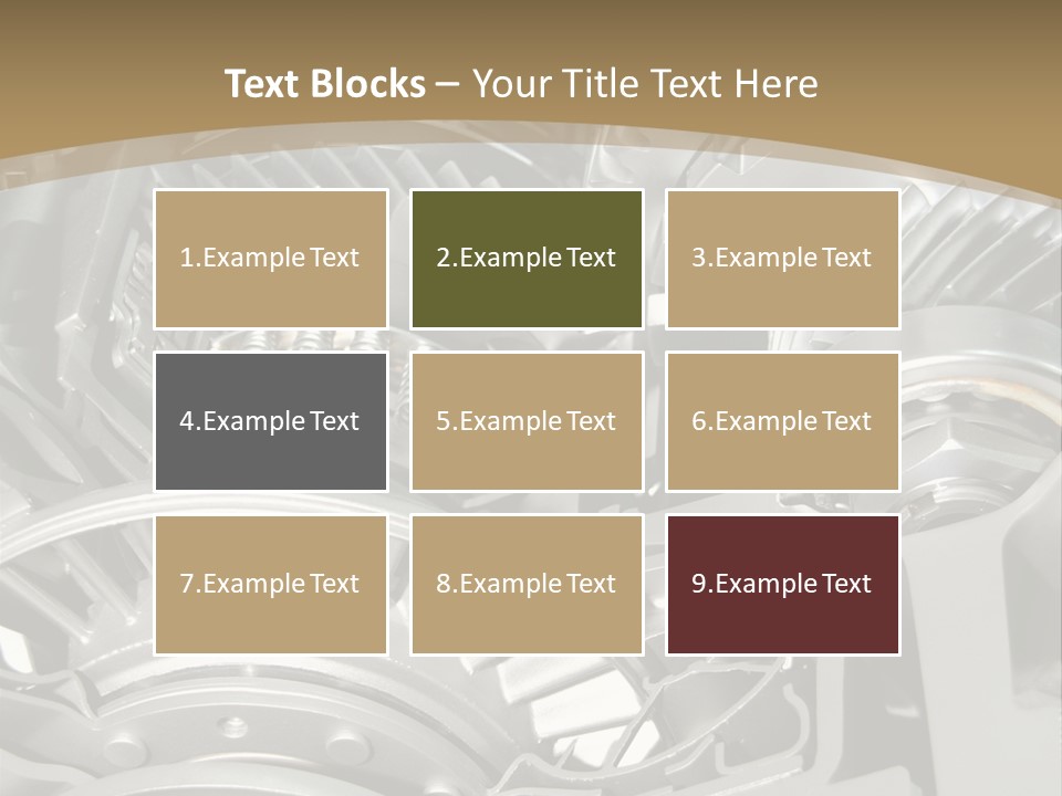 Complicated Material Box PowerPoint Template