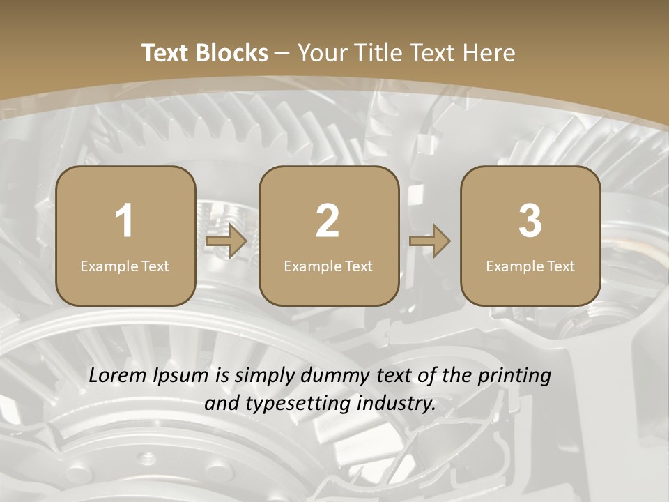 Complicated Material Box PowerPoint Template