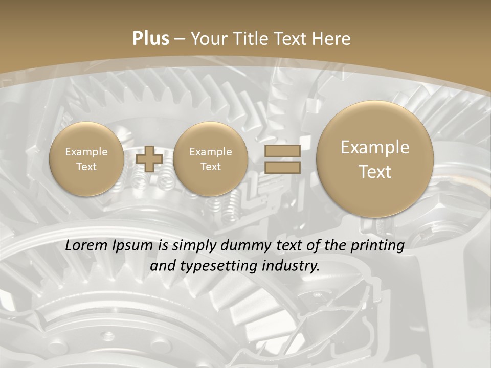 Complicated Material Box PowerPoint Template