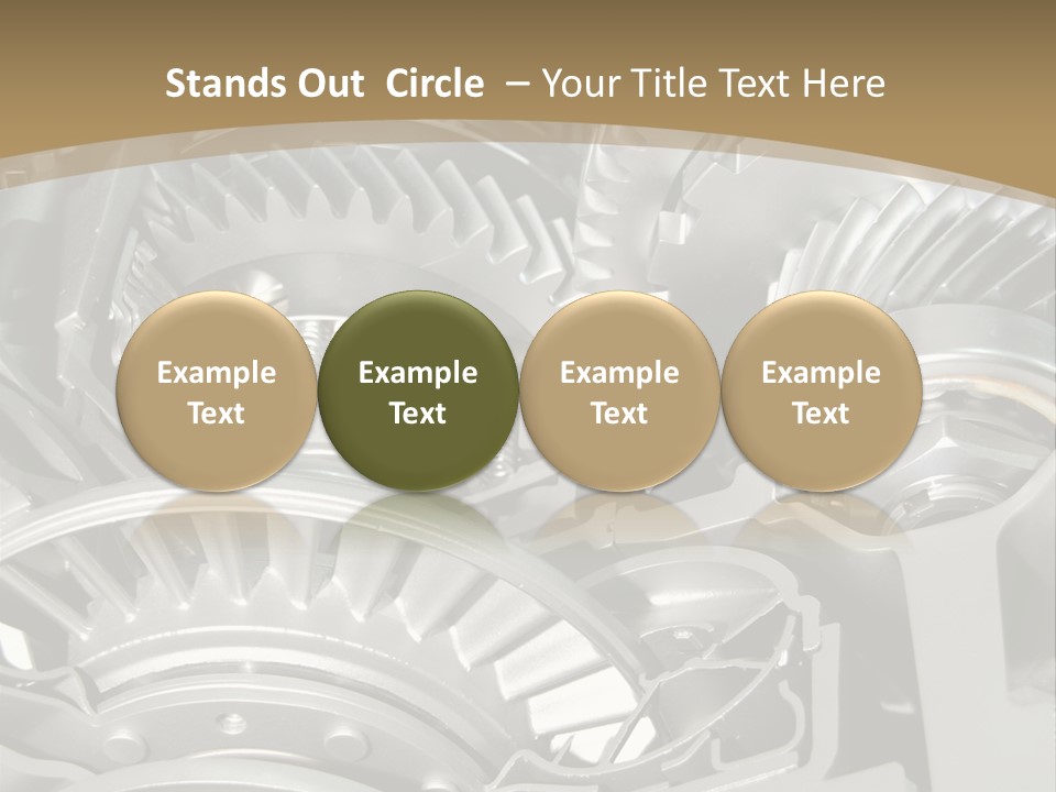 Complicated Material Box PowerPoint Template