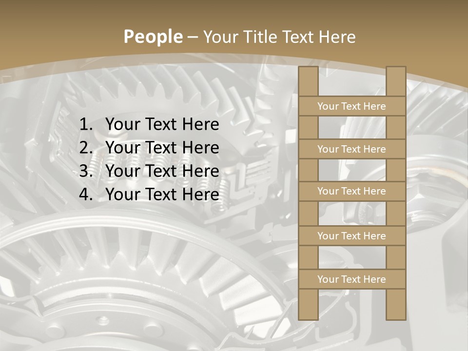 Complicated Material Box PowerPoint Template