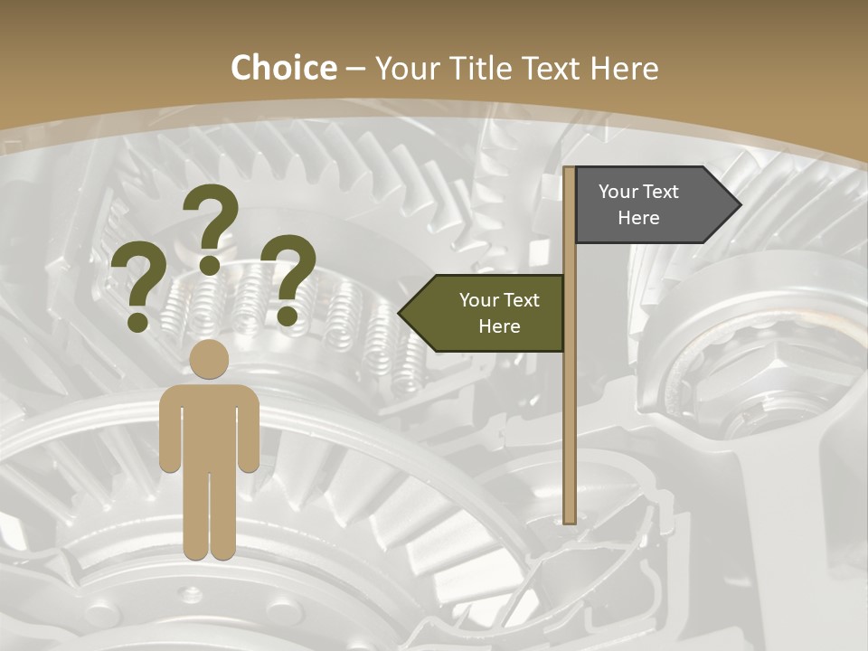Complicated Material Box PowerPoint Template