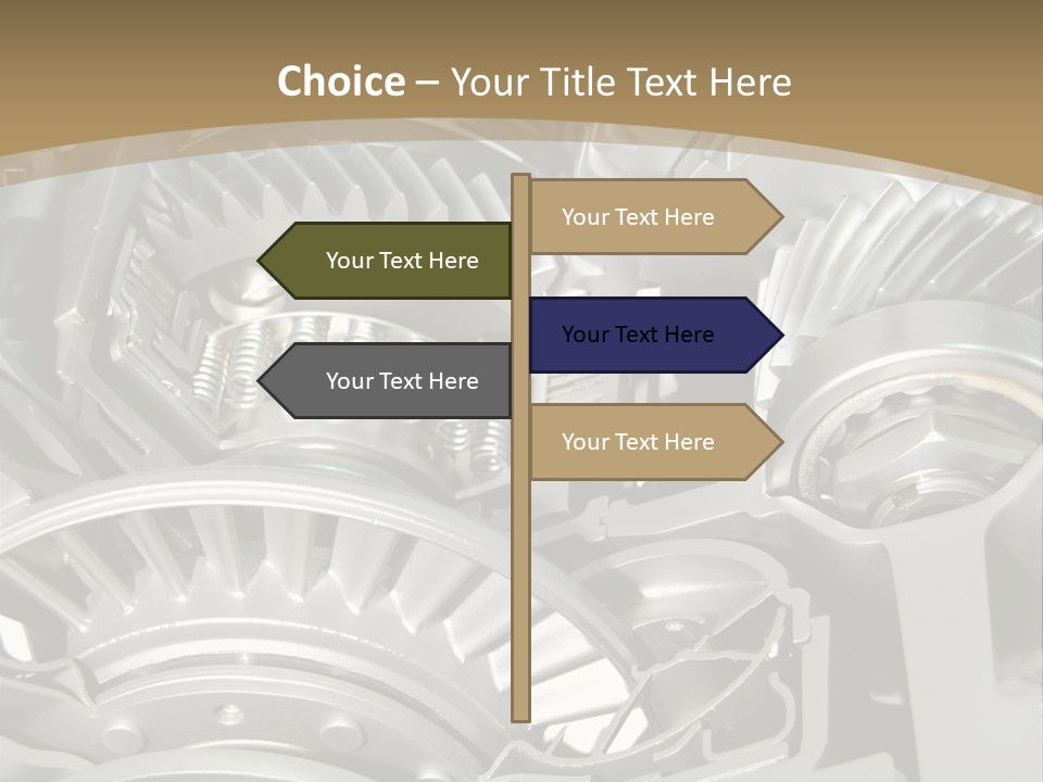 Complicated Material Box PowerPoint Template