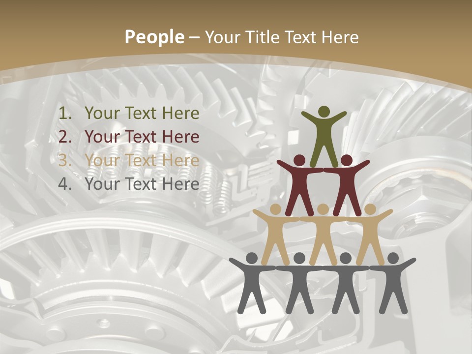 Complicated Material Box PowerPoint Template