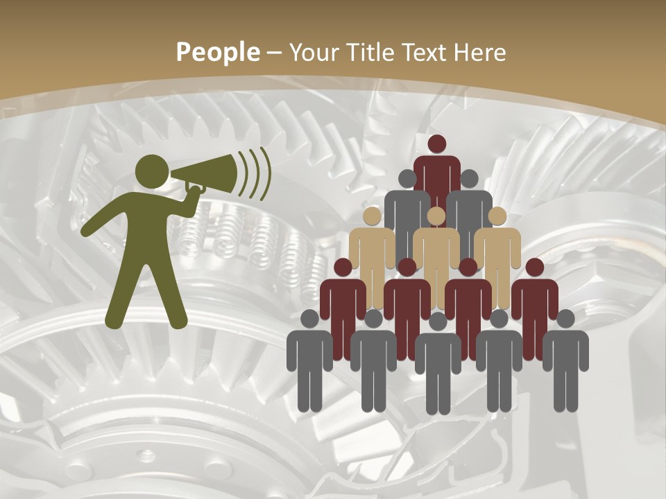 Complicated Material Box PowerPoint Template