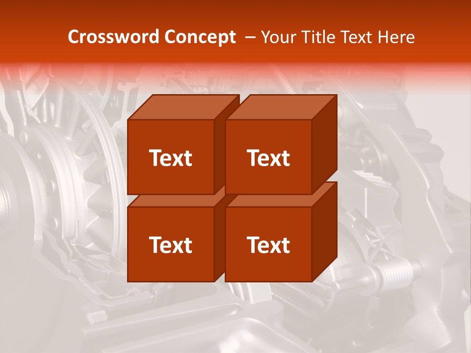 Car Close Up Shiny PowerPoint Template