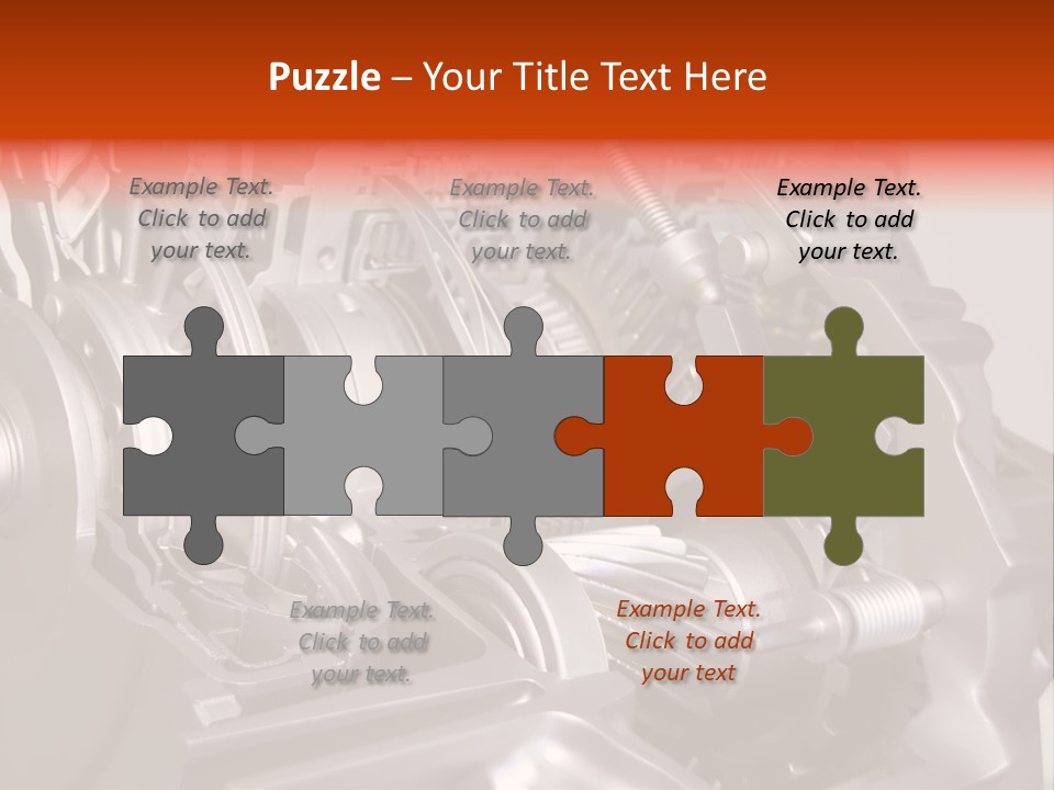 Car Close Up Shiny PowerPoint Template