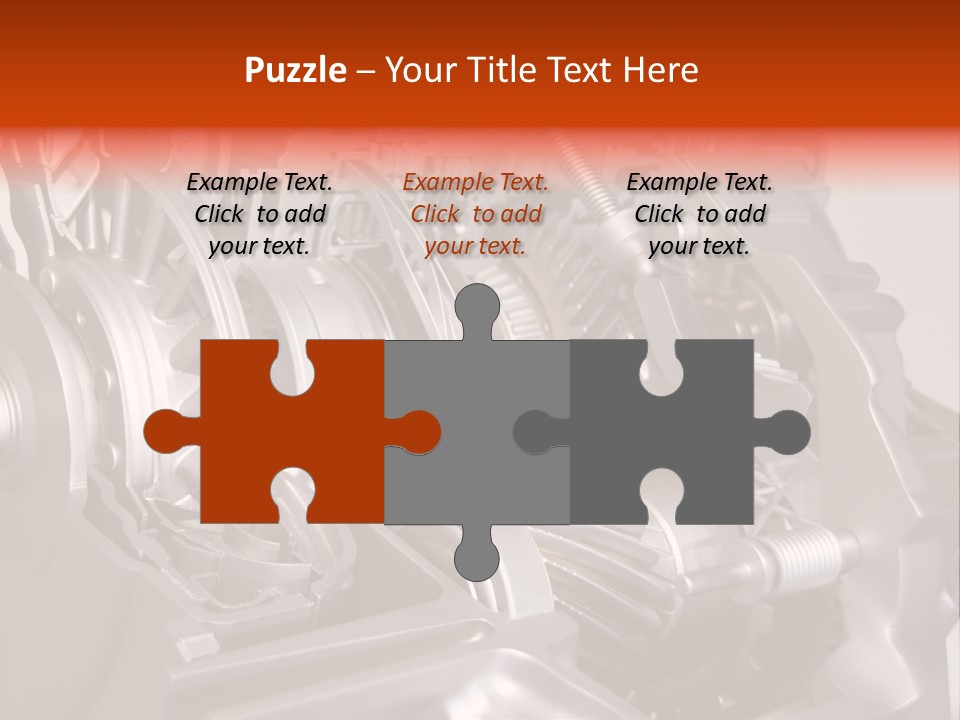 Car Close Up Shiny PowerPoint Template