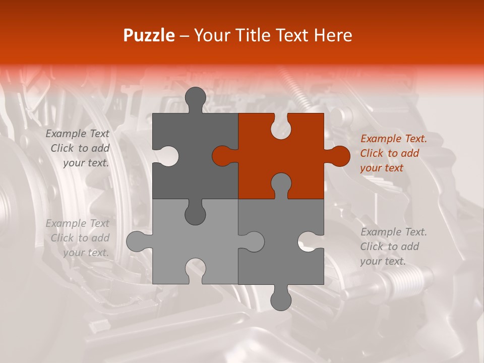 Car Close Up Shiny PowerPoint Template