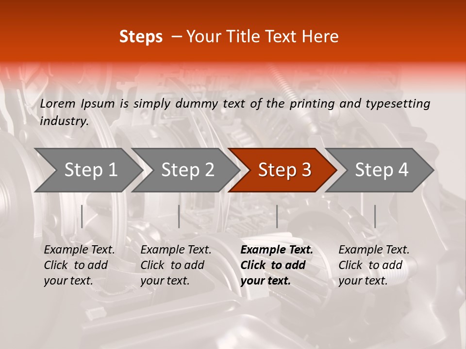 Car Close Up Shiny PowerPoint Template