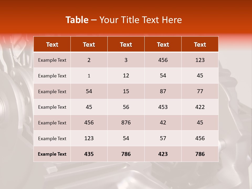 Car Close Up Shiny PowerPoint Template
