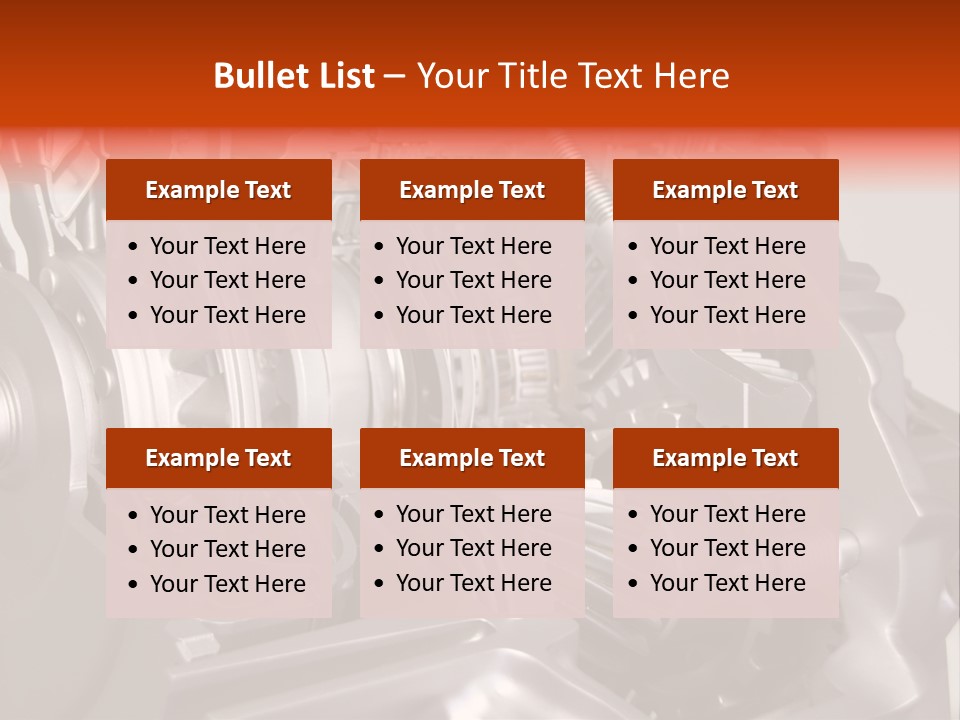 Car Close Up Shiny PowerPoint Template