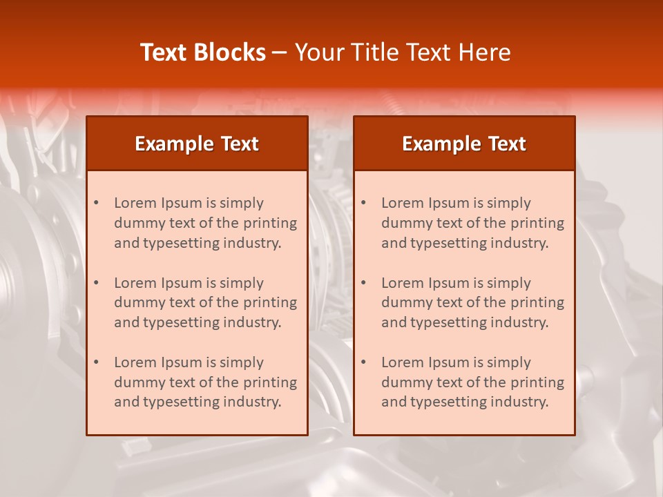 Car Close Up Shiny PowerPoint Template