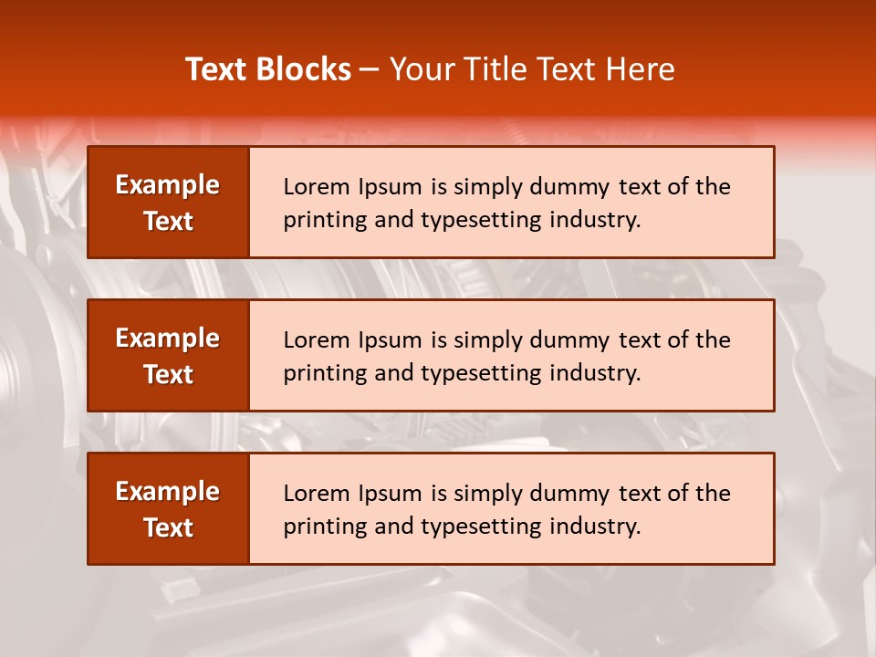 Car Close Up Shiny PowerPoint Template