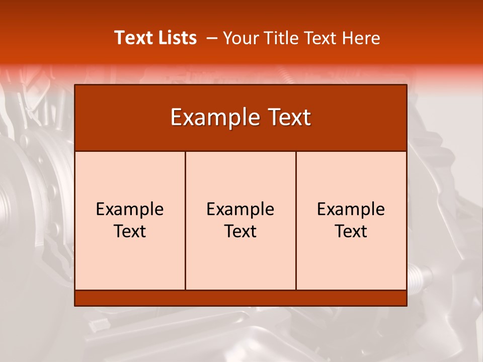 Car Close Up Shiny PowerPoint Template