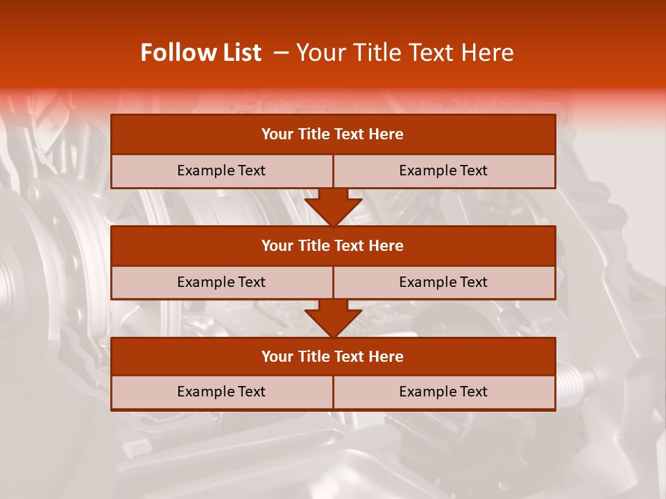 Car Close Up Shiny PowerPoint Template