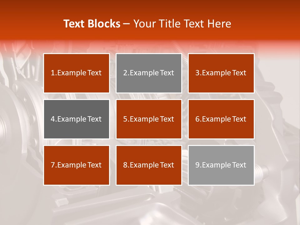 Car Close Up Shiny PowerPoint Template